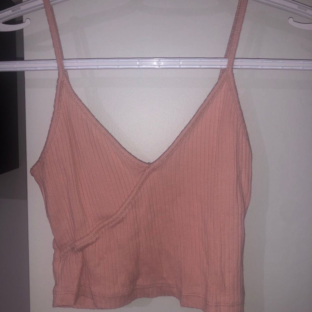 Pink crop top